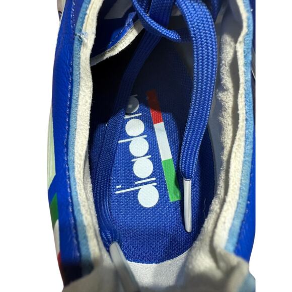 Diadora Brasil Elite2 Tech Italia LPX FG Soccer Cleats Royal Blue Made in Italy main image 4